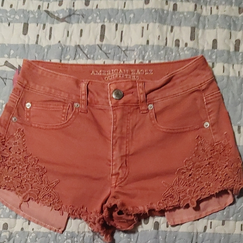 American Eagle Outfitters Women's Coral Shorts